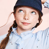 Flower Ruffle Button-up