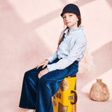 Flower Ruffle Button-up